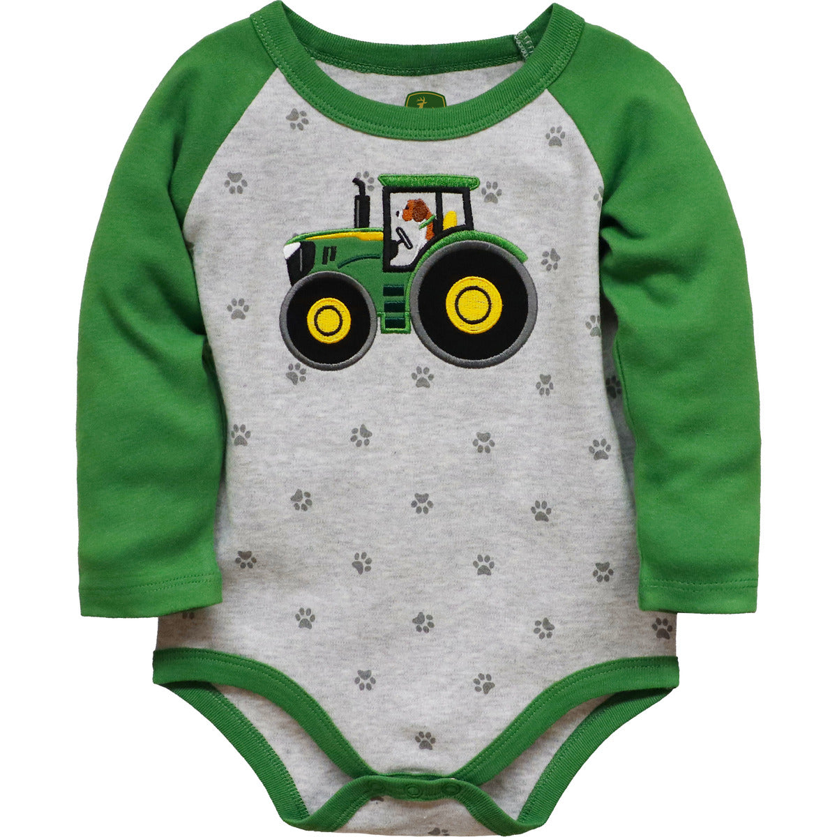T-shirt John Deere Pour Homme - 100% Coton - Logo Avant - Tailles M à XXL - Noir